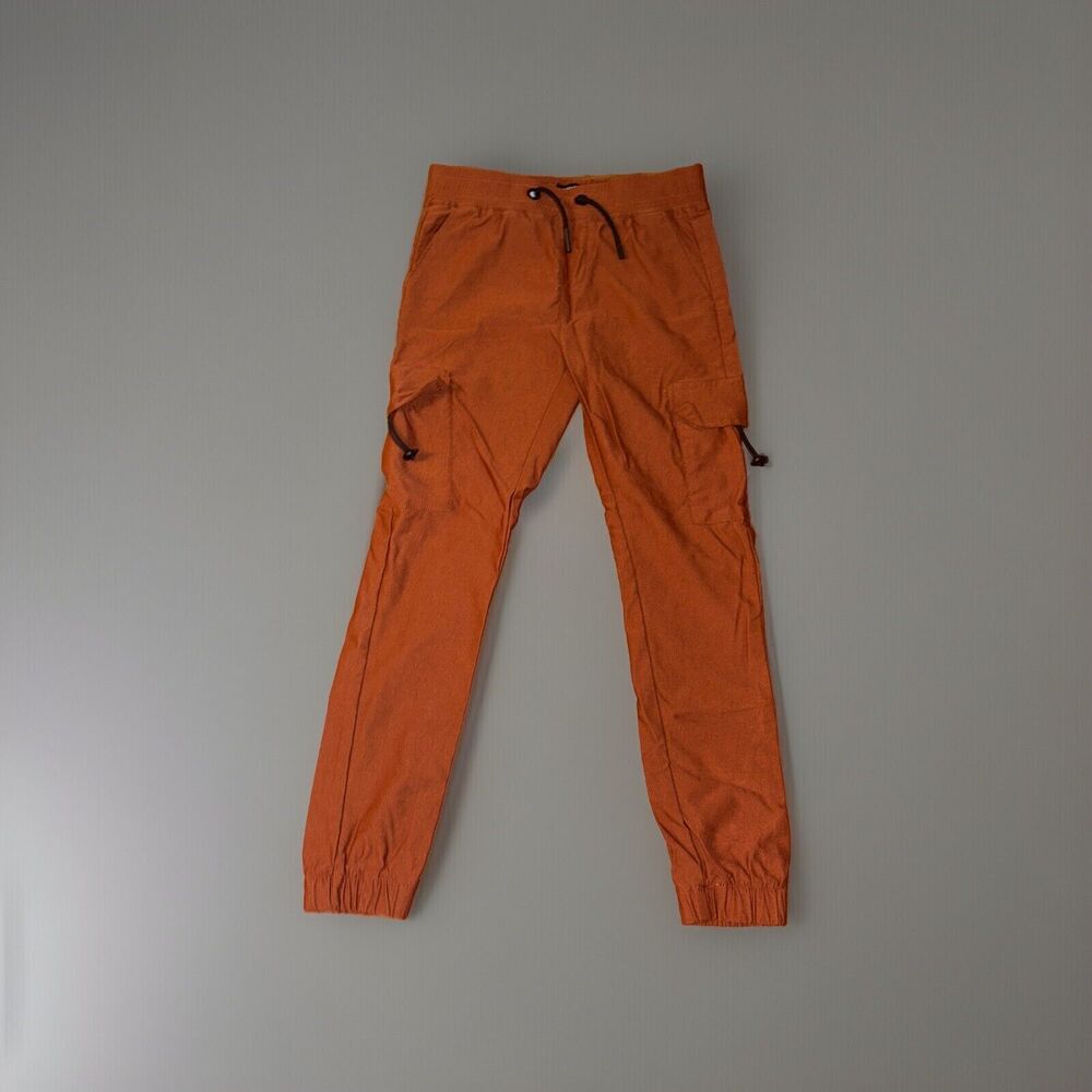 Kids' Stylish Orange Cargo Pants